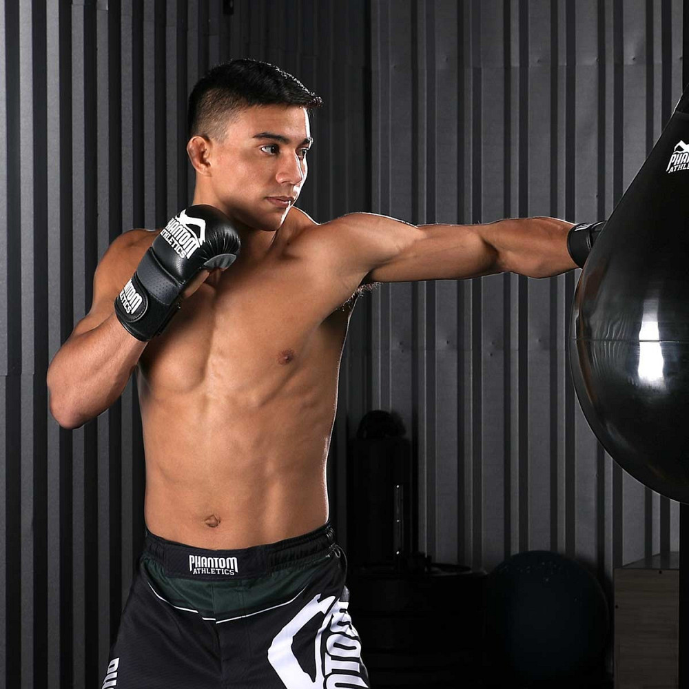 Рукавиці для ММА Phantom RIOT Black L/XL (капа в подарунок) Київ - фото 7