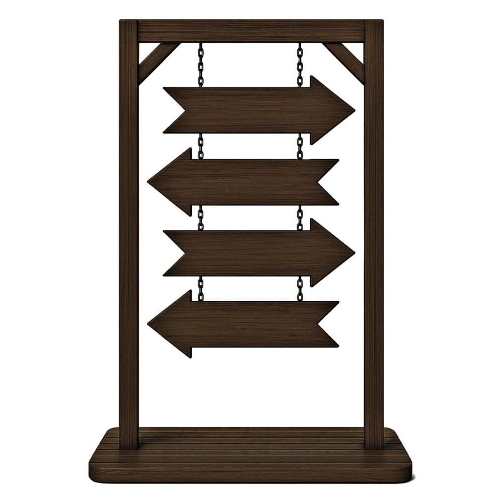 Підлогова стрілка-покажчик "Дітора" сепія Миколаїв - фото 1