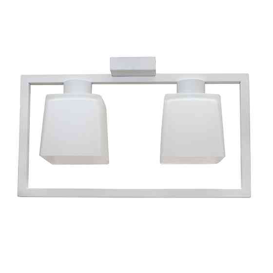 Люстра потолочная MSK Electric Boston на два плафона под лампу Е27 NL 400230-2 WH Одесса