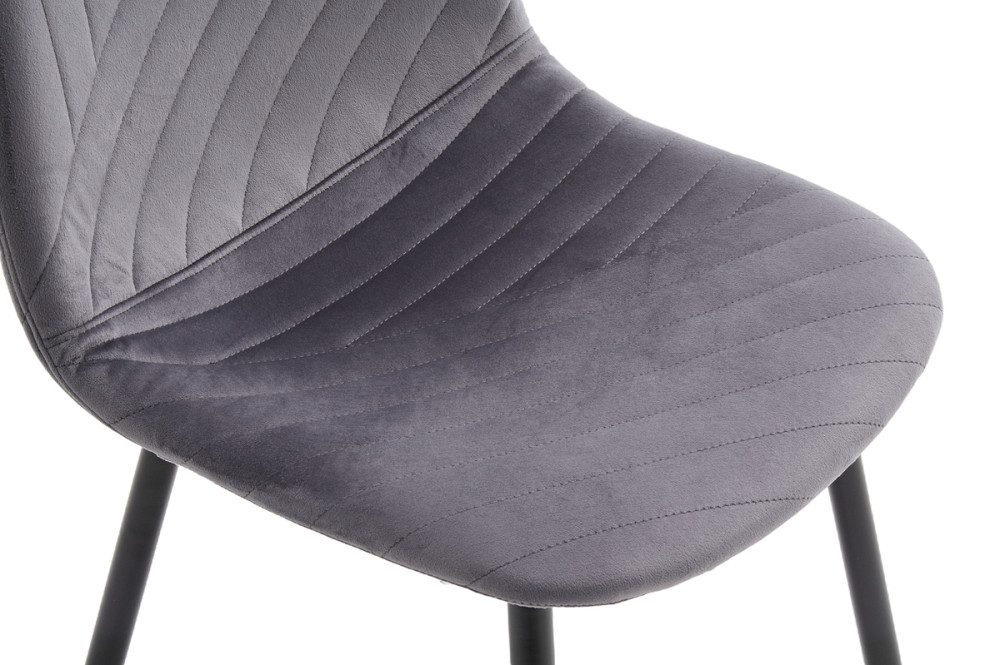 Стілець Яріс чорний/велюр сірий, G062-40 Київ - фото 8