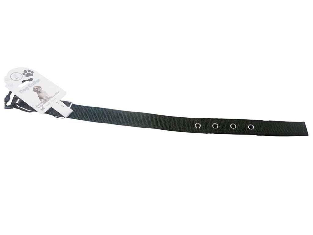 Ошейник брезент 45см 25мм двойной ТМ DOG COLLAR Киев - изображение 1