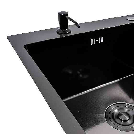 CM 78*50 L DÉCOR Мийка PVD чорна Valeso Handmade (3.0/0.8) Коломия