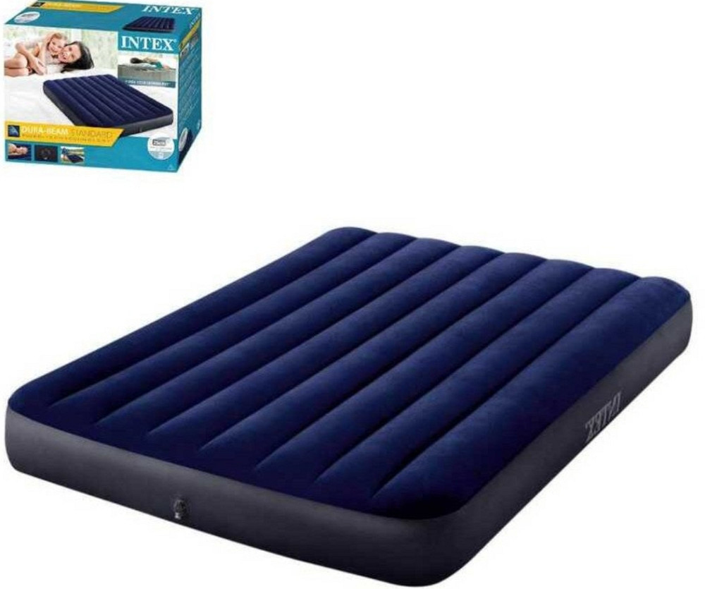 Матрац велюровий Intex (64758) полуторний, 137х191х25 см, у коробці. Харків - фото 1