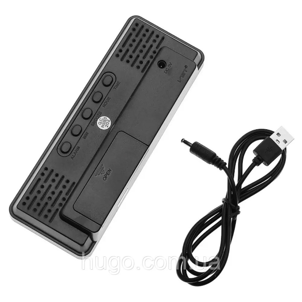 Электронные часы с зеркальным дисплеем,от USB + термометр,VST-898-4,Красный SBR Киев - изображение 6