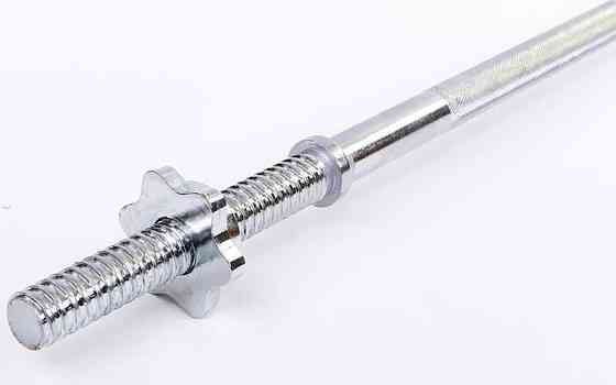 Гриф для штанги 120 см с диаметром 25 мм хромированный Киев