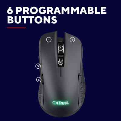 Мишка Trust GXT 931 Wireless Black (25330) Вінниця