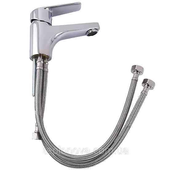 Змішувач для умивальника TOPAZ CAPRI TCA-15206-H43 гігієн. з стоп-лійкою, вбудований клапан, D35 Чернівці