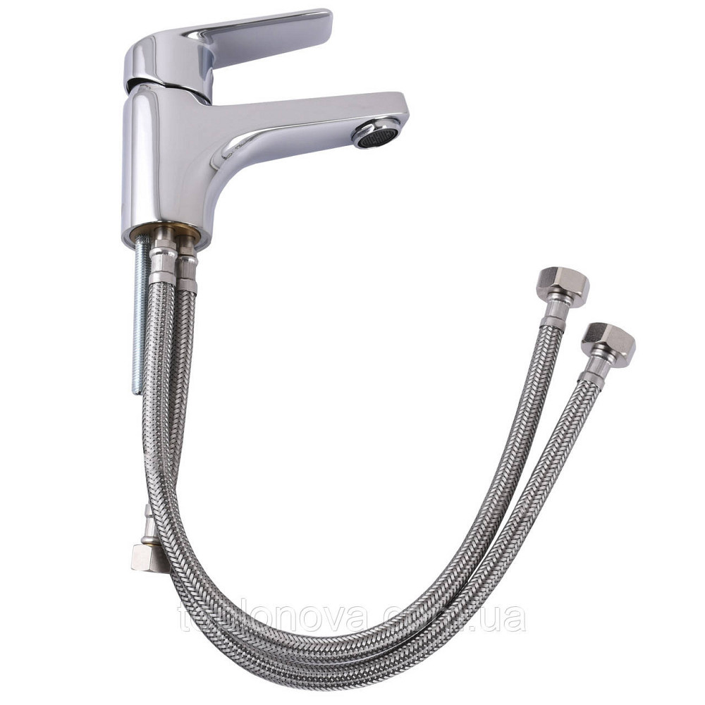 Змішувач для умивальника TOPAZ CAPRI TCA-15206-H43 гігієн. з стоп-лійкою, вбудований клапан, D35 Чернівці - фото 2