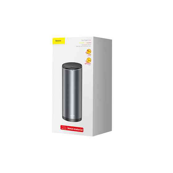 Автомобільний сміттєвий контейнер Baseus Gentleman Style Vehicle-mounted Trash Can（Bag1 roll/30）Dark gray Київ