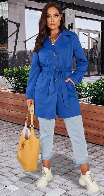 Укорочений класичний тренч (48) Київ - фото 2