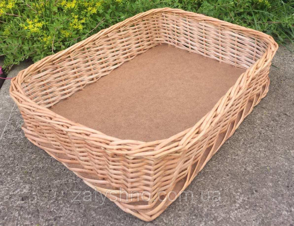 Лоток плетеный  из лозы для хранения овощей/корзина из лозы плетеная/корзина для овощей Киев - изображение 4