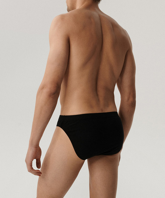 Труси чоловічі спорт чорний (3 шт.) Atlantic Basic 3BMP-322 L Київ - фото 3