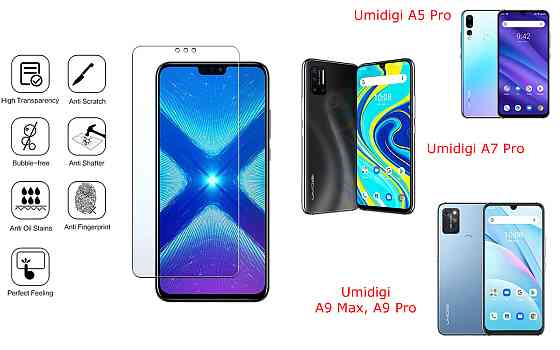 Защитное стекло NeoGlass для Umidigi A5 Pro, A7 Pro, A9 Max, A9 Pro – ультрапрозрачное и устойчивое Киев