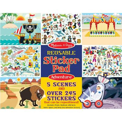 Набір для творчості Melissa&amp;Doug Набір багаторазових наліпок Пригоди (MD9115) Вінниця - фото 1