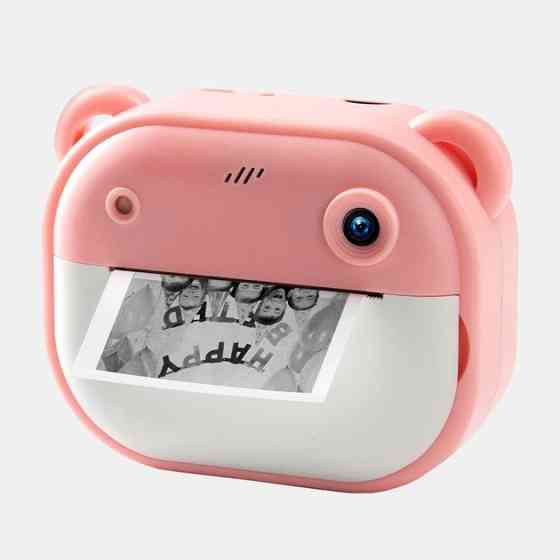 Детский фотоаппарат с функцией селфи, Фотоаппарат принтер мгновенной печати детский BH-15 Львов