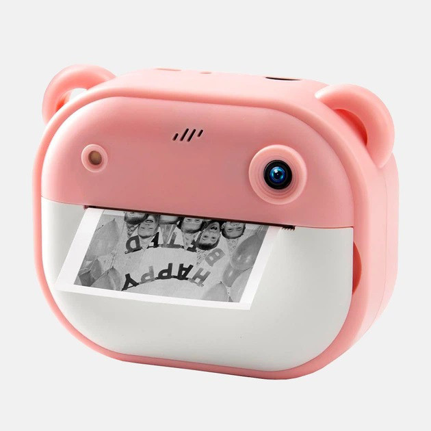 Детский фотоаппарат с функцией селфи, Фотоаппарат принтер мгновенной печати детский BH-15 Львов - изображение 4