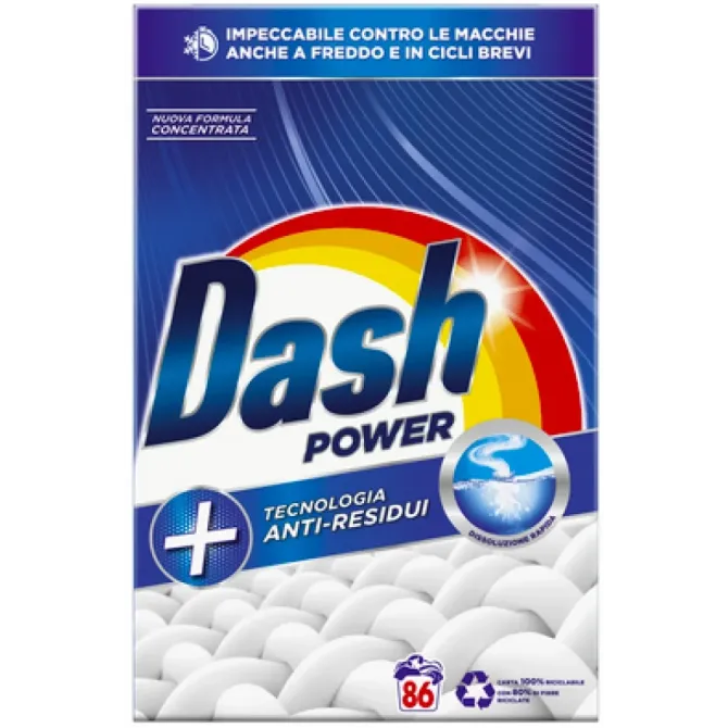 Порошок для стирки универсального белья Dash Power 86 стирок Львов - изображение 1