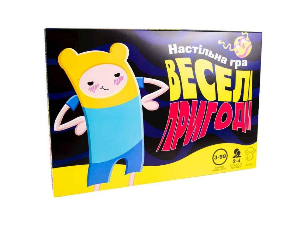 Настольная игра Веселые приключения 30244 (укр) ТМ STRATEG Solmir Киев - изображение 1