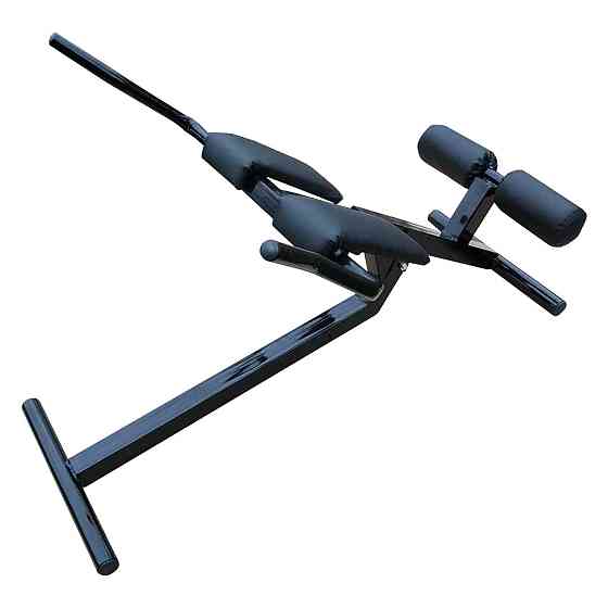 Лавка для гіперекстензії 45 градусів KZ-175 Тренажери для преса, гіперекстензії регульована Київ