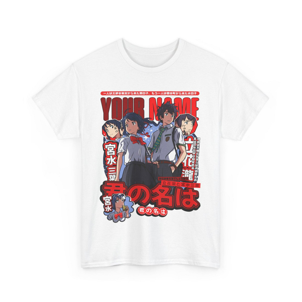 Футболка з аніме принтом Йоур Наме Аніме Мітсуха оверсайз (S/M/L) Чорний AnimeJ0186 Дніпро - фото 6