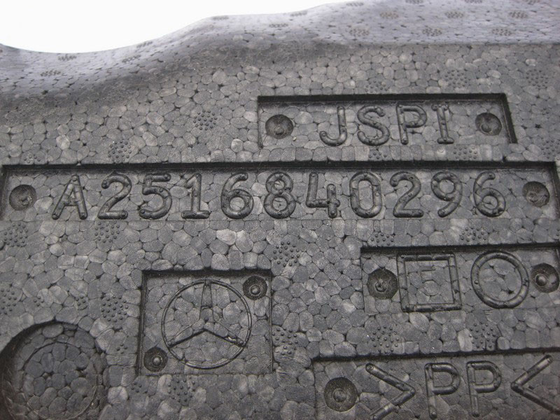 Mercedes-Benz  A2516840296 Пінопластова підкладка в ногах переднього пасажира R-Class W251 Одеса - фото 3