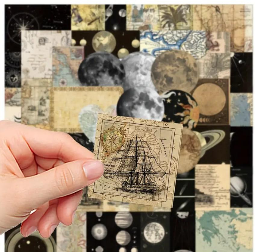 Наклейки с картой мира, географические виниловые водонепроницаемые наклейки для бутылки с водой, наб Киев - изображение 1