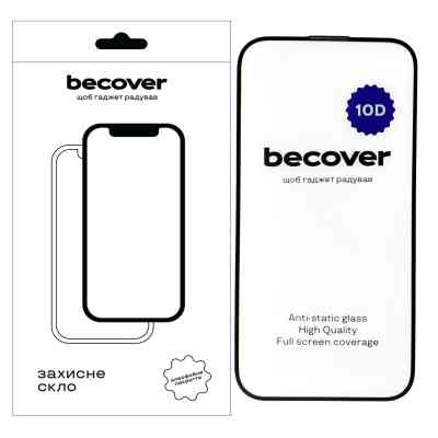 Стекло защитное BeCover Apple iPhone 15 Plus 10D Black (711330) Винница