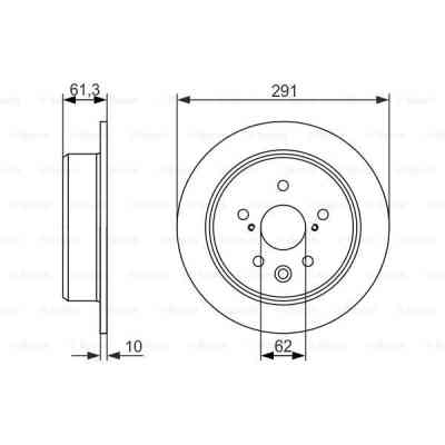 Тормозной диск Bosch 0 986 479 657 Винница