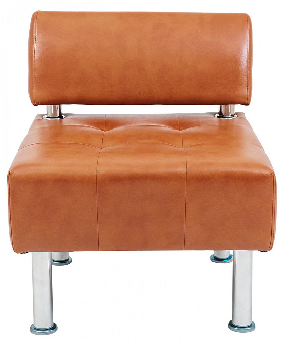 Диван Titan Office зі спинкою 650х650х750 Коричневий Київ - фото 2