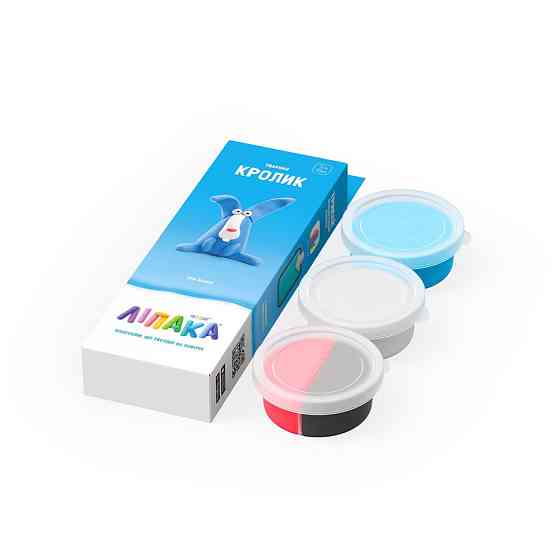 Набір самозатвердіючого пластиліну Кролик ЛИПАКА 30050-UA01 Вінниця