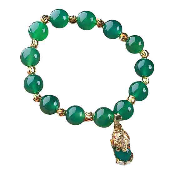 Браслет із зеленого нефриту RESTEQ — стильний аксесуар з натуральним каменем для внутрішньої гармонії, впевненості та захисту Київ