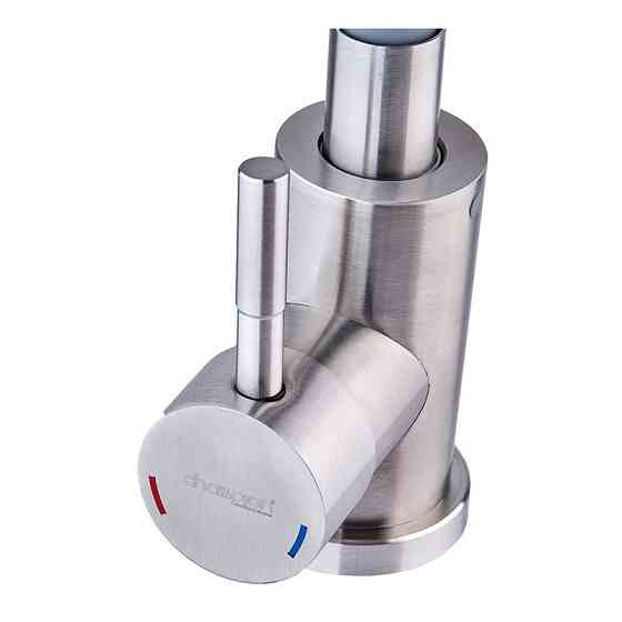 Кухонный смеситель с силиконовым изливом Champion SUS-011 Refl.Gray из нержавеющей стали (CH0333) Харьков