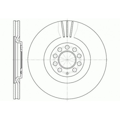 Гальмівний диск REMSA 6597.10 Вінниця - фото 1