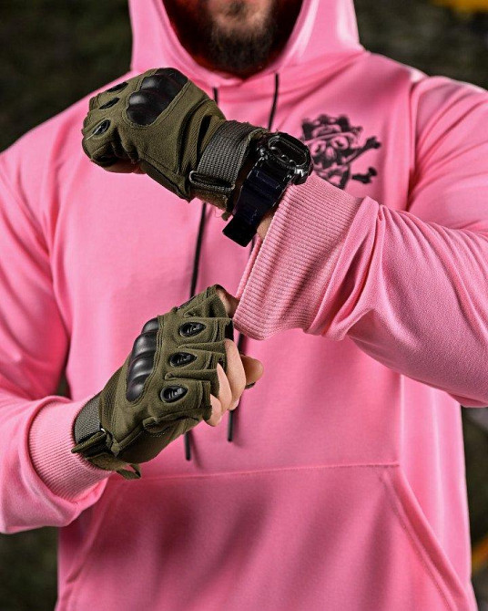 Тактичне худі MAKLIN Girl трон рожеве ДЛ7067 Одеса - фото 4