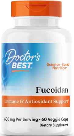 Фукоїдан 70% Doctor's Best  Fucoidan 70% 300 мг 60 вег капс Київ