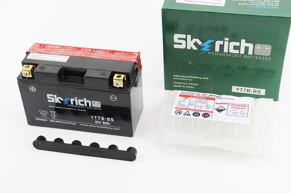 Акумулятор 12V6,5Ah YT7B-BS кислотний (L150*W65*H95mm) Київ - фото 1