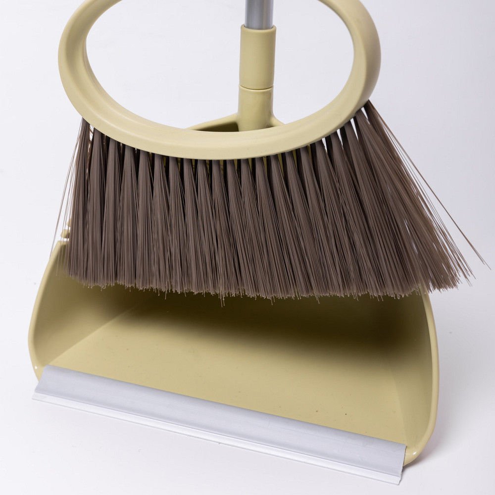 Набір віник і совок на довгій ручці для підлоги 25×25×95 (см) Зелений HP-45-1GR Коломия - фото 5