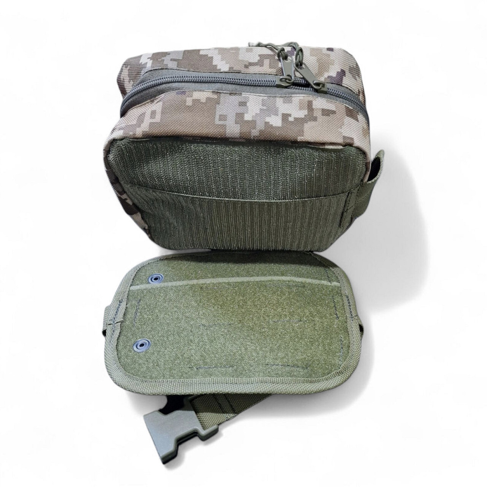 Аптечка с быстрым сбросом на липучке пиксель крепление на Молли на плитоноску рпс Одесса - изображение 3