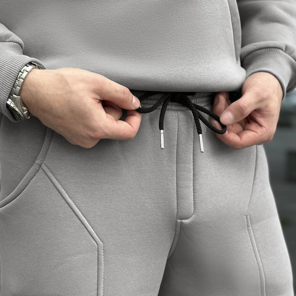 Сталевий спортивний костюм для чоловіків. Комплект осінь зима Pobedov Grand ЗИМА Київ - фото 5