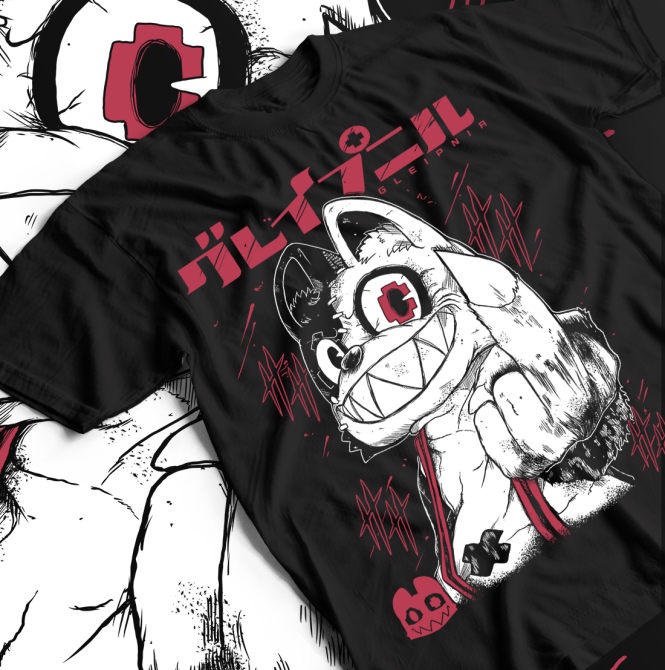 Футболка для хлопчика з аніме принтом Глеіпнір Схуікхі Монстер Аніме оверсайз (зріст від 165 до 180) Чорний AnimeJ0619m Дніпро - фото 1