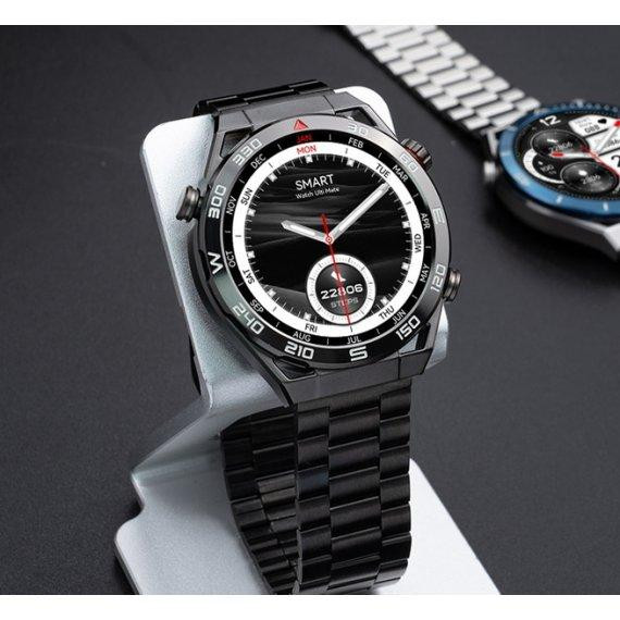 Мужские наручные умные часы Smart Ultramate с GPS (Black) Винница - изображение 6