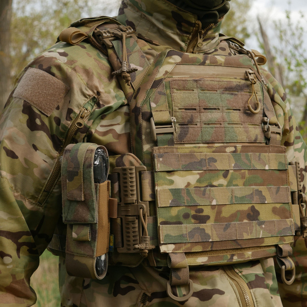 Подсумок под турникет открытого типа с креплениями для тактических ножниц и маркера мультикам. Киев - изображение 8