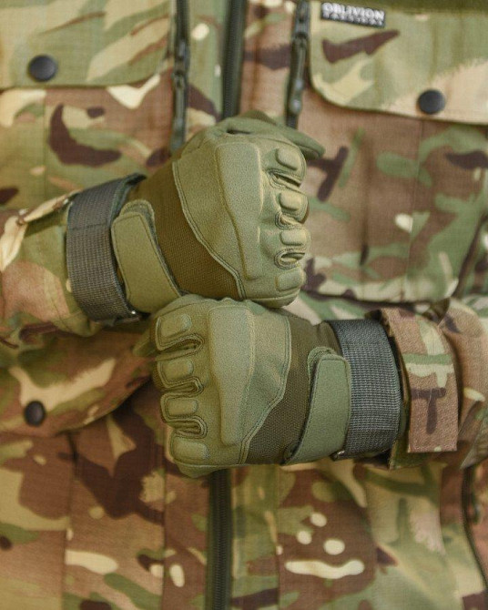 Тактичні рукавички standart oliva 4-0! Одеса - фото 2