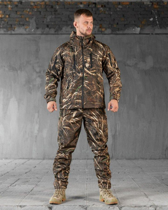 Тактический маскировочный  костюм софтшел SoftShell  statix ВТ0462 Одесса - изображение 1