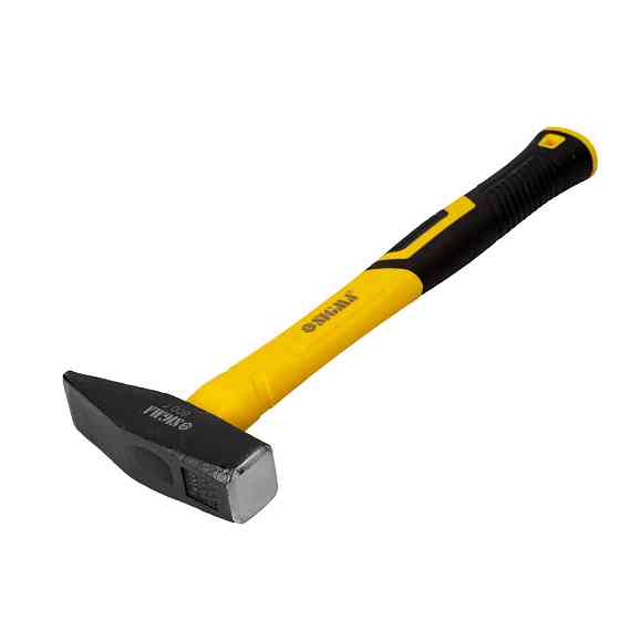 Молоток 800г слесарная фибергласовая ручка SIGMA (4316081) Ровно