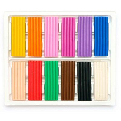 Пластилин Школярик Прямоугольный 12 цветов 276 г (303117001-UA) Винница - изображение 2