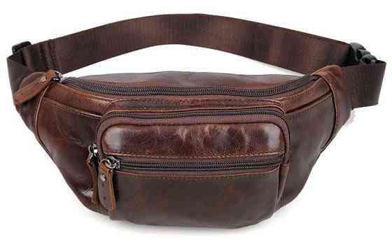 Поясна сумка Vintage 14422 Коричнева Київ