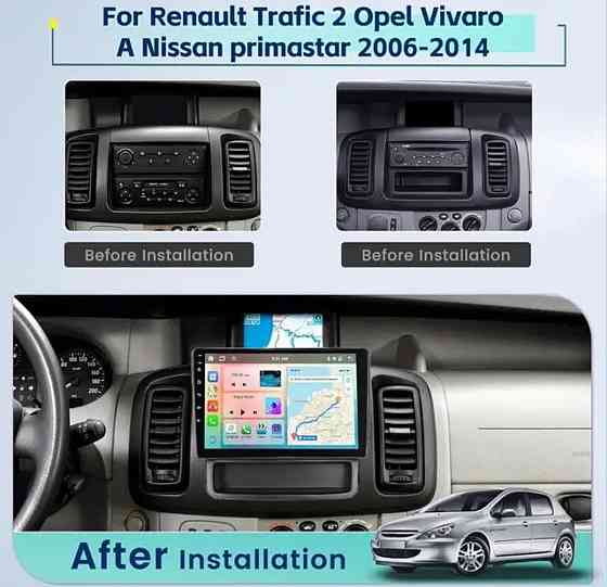 Автомагнитола 10' 4G+64G для Trafic/Vivaro/Primastar с Ca. Харьков