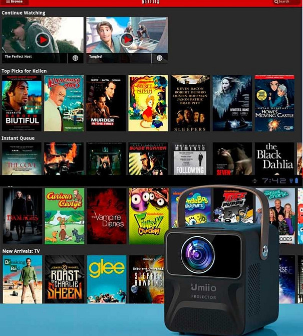 Проектор LedProjector P860 android version білий/чорний Харків - фото 6