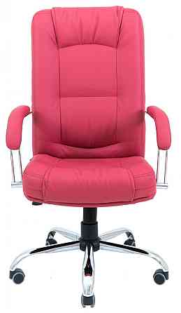 Офісне Крісло Керівника Richman Alberto Fly 2237 Хром М2 AnyFix Рожевий Київ